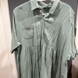 Fore Teal T-Shirt Dress